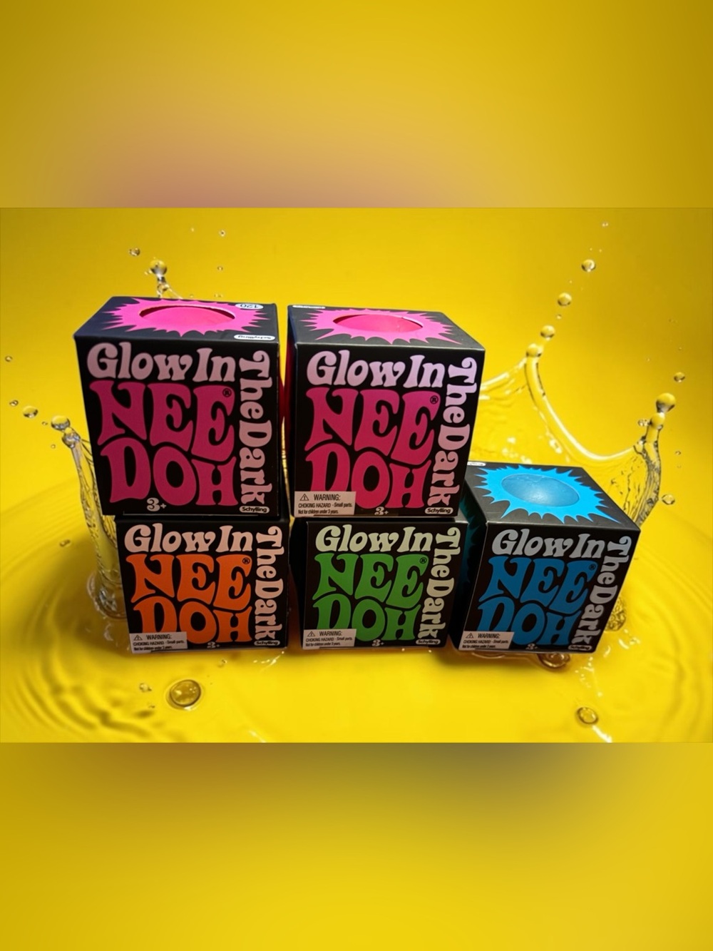 NEW Authentic NeeDoh Glow in the Dark Squishy Toy 🌟